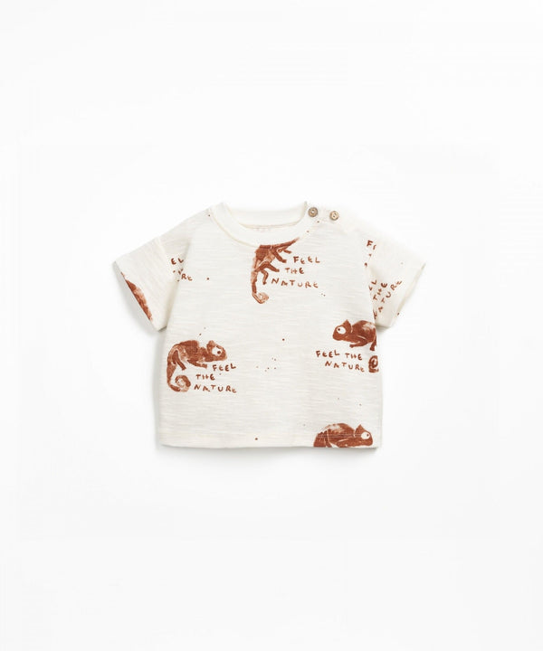 Tee-shirt Caméléon - Vanille Coton