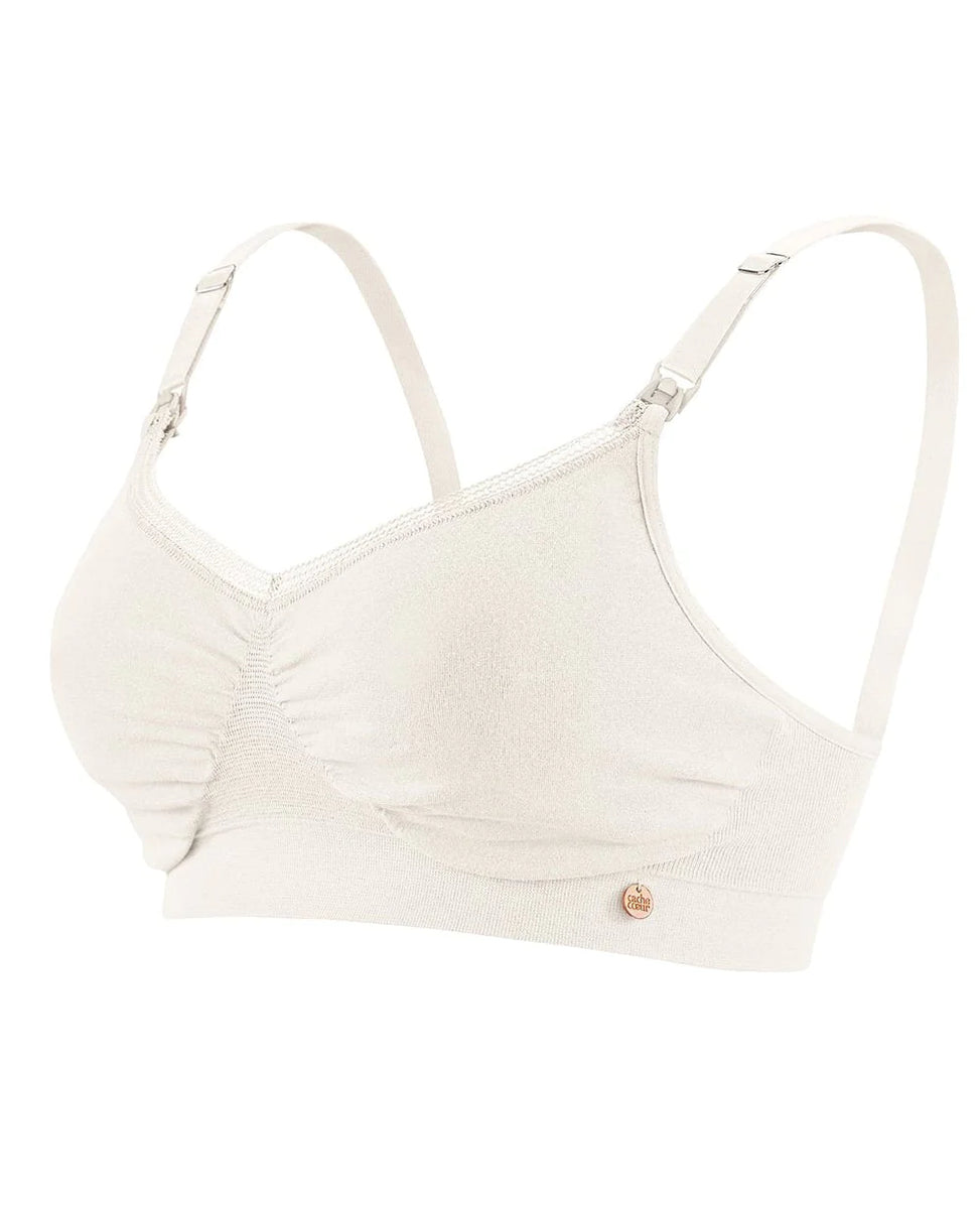 Brassire de grossesse et d'allaitement ORGANIC  Vanille Coton