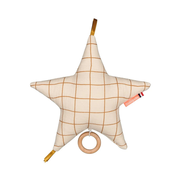 Boite à musique étoile DAVID - Vanille Coton