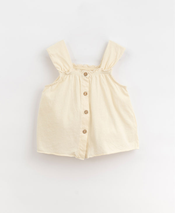 Tee-shirt sans manches - Vanille Coton