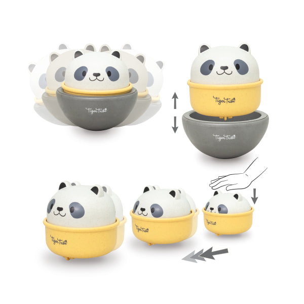 Rocking rollers Panda - Vanille Coton