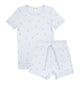 Pyjama court épis 2 pièces - Vanille Coton