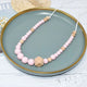 Collier d'allaitement, portage et dentition silicone et bois - Vanille Coton