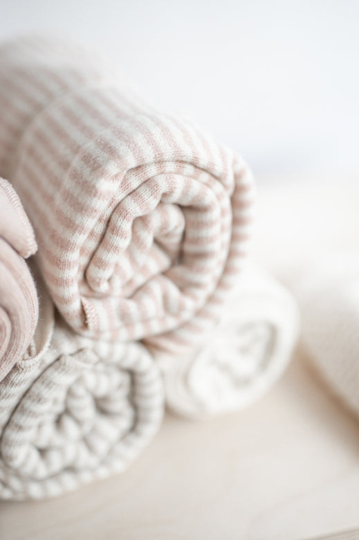 Couverture extra-soft « Jeanine » - Vanille Coton