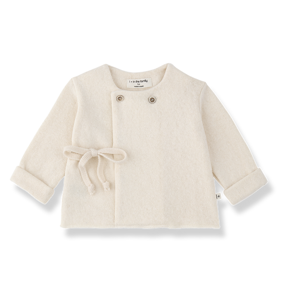 Veste croisé PESSAC - Vanille Coton