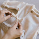 Veste croisé PESSAC - Vanille Coton
