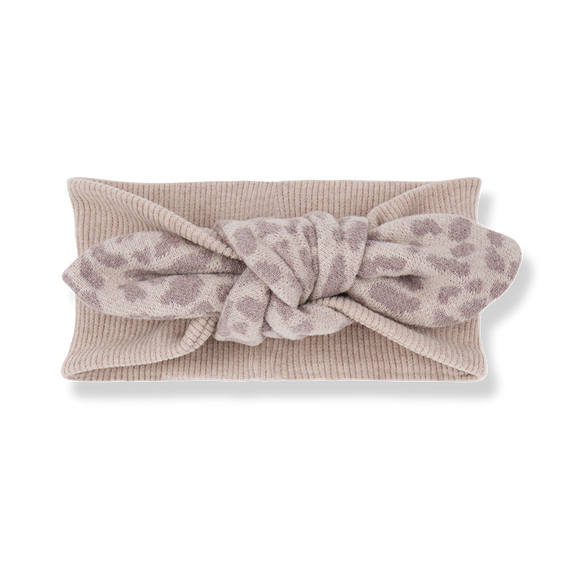 Bandeau noeud PARMA - Vanille Coton