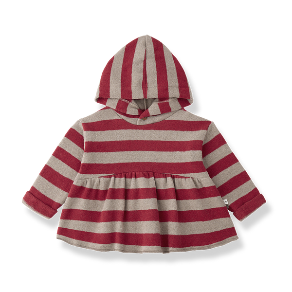 Robe à capuche BABINE - Vanille Coton