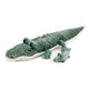 Peluche crocodile maman/ bébé - Vanille Coton