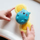 Lot de 3 Baby spinner à ventouse - Vanille Coton