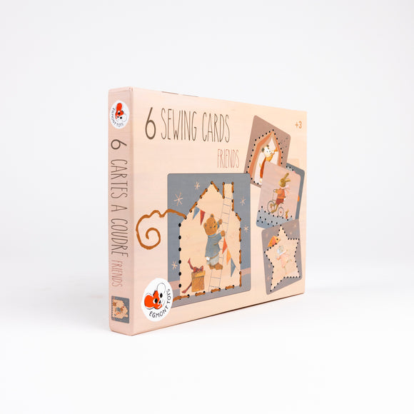 Cartes à coudre - Vanille Coton