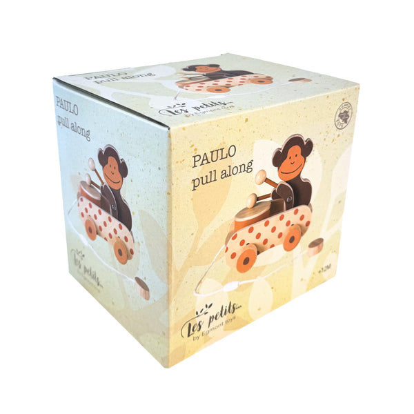 Jouet à tirer Paulo - Vanille Coton