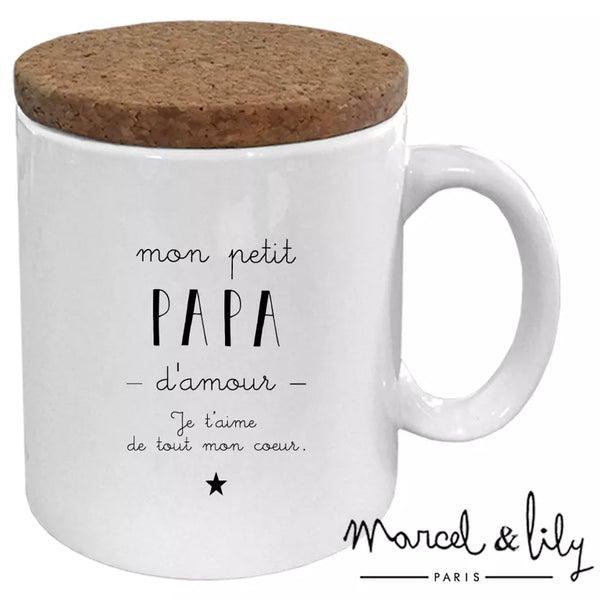 Tasse « Mon petit papa d'amour  » - Vanille Coton