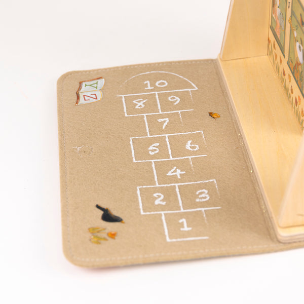 Mini valise Ecole - Vanille Coton