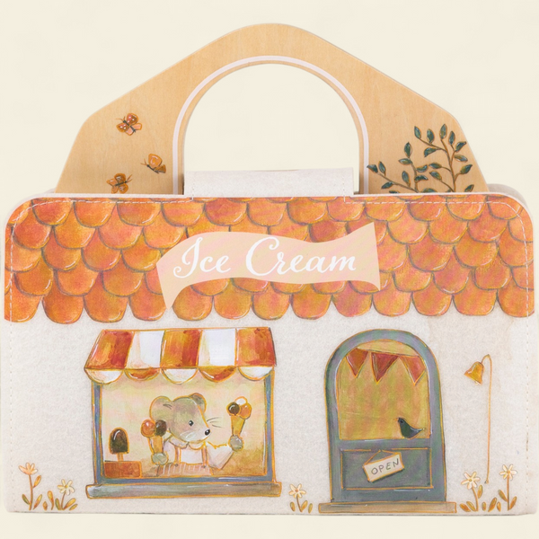 Mini valise Magasin de glaces - Vanille Coton