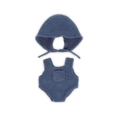 Barboteuse bleue 21cm - Vanille Coton