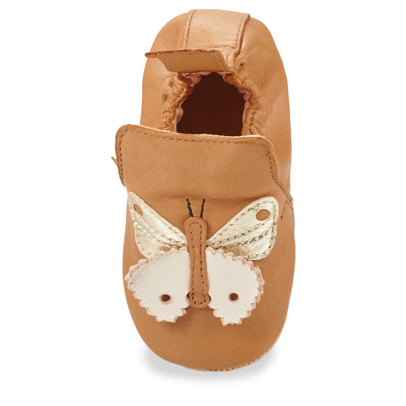 Chaussons Blublu Papillon - Vanille Coton