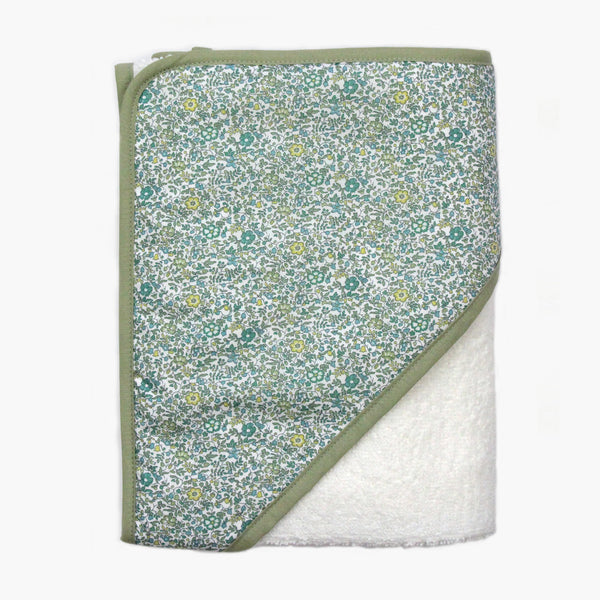 Cape de bain bébé Liberty Andréa - Vanille Coton