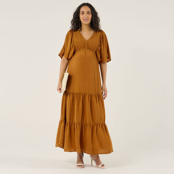 Robe de grossesse et d’allaitement Claudette - Vanille Coton