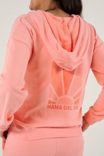 Hoodie de maternité et d'allaitement Coconut - Vanille Coton