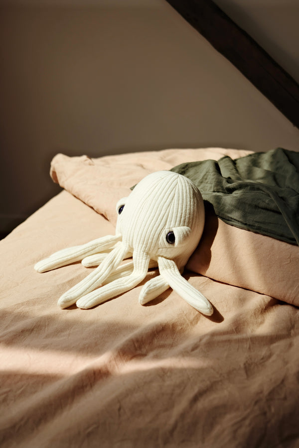 Mini Peluche monsieur poulpe - Vanille Coton