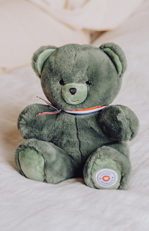 L'Ours Français kaki tendre - Vanille Coton