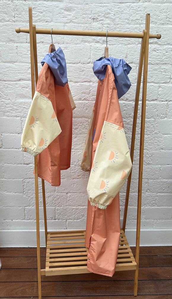 Poncho de pluie sunrise - Vanille Coton