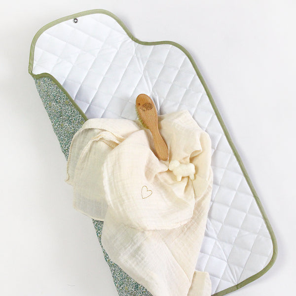 Matelas à langer de voyage Andréa - Vanille Coton