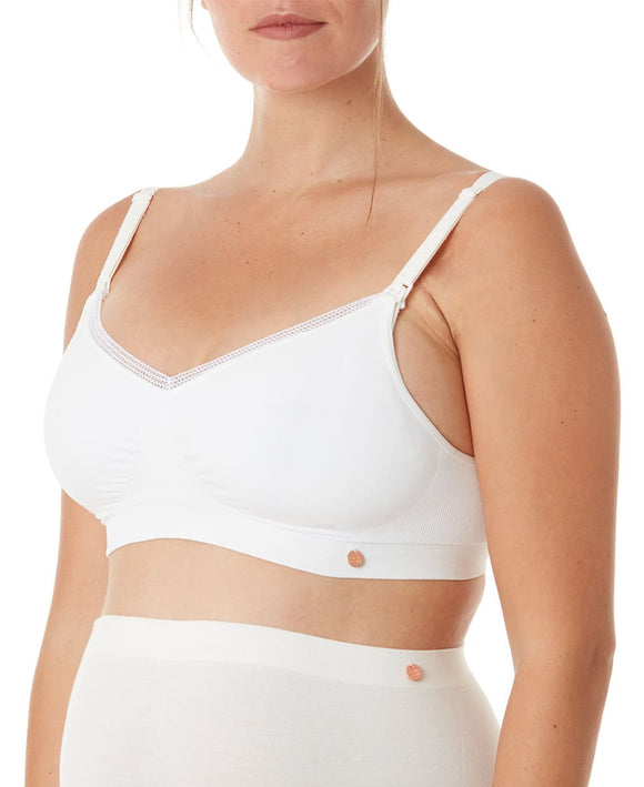 Brassière de grossesse et d'allaitement ORGANIC - Vanille Coton