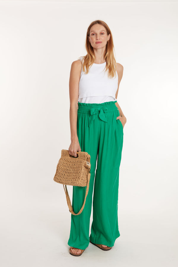 Pantalon de maternité Sahel - Vanille Coton
