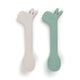 Duo de couverts bébé - Vanille Coton