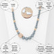 Collier d'allaitement, portage et dentition silicone et bois - Vanille Coton
