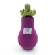 Hochet Ernestine l'aubergine - Vanille Coton