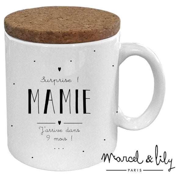 Tasse annonce « Surprise » - Vanille Coton