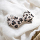 Barrette croco léopard - Vanille Coton