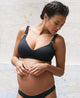 Soutien-gorge de grossesse et d'allaitement sans armature Serena - Vanille Coton