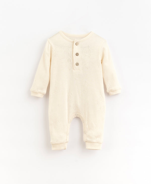 Pyjama ajouré - Vanille Coton
