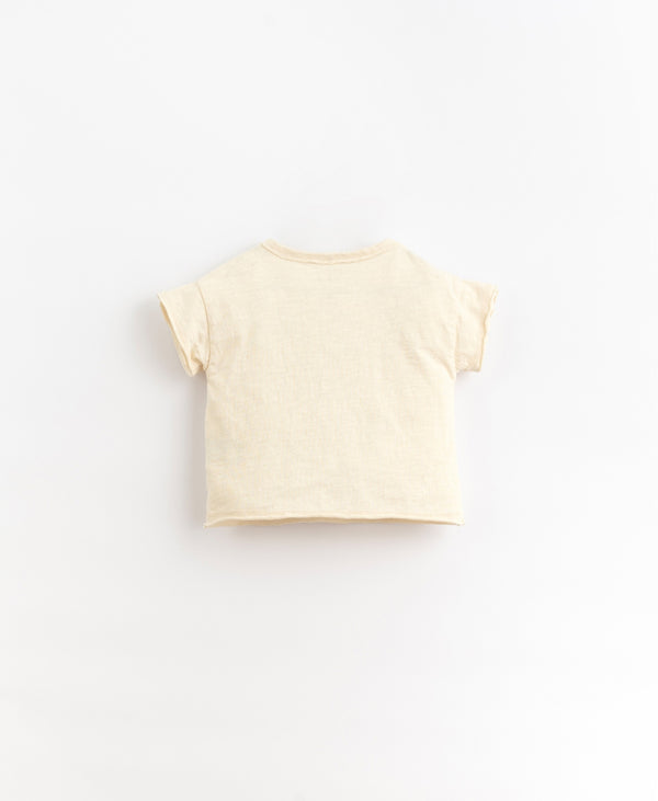 Tee-shirt manches courtes garçon - Vanille Coton