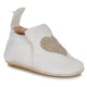 Chaussons Blublu coeur blanc - Vanille Coton