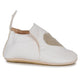 Chaussons Blublu coeur blanc - Vanille Coton
