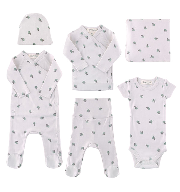 Kit naissance pomme de pin - Vanille Coton