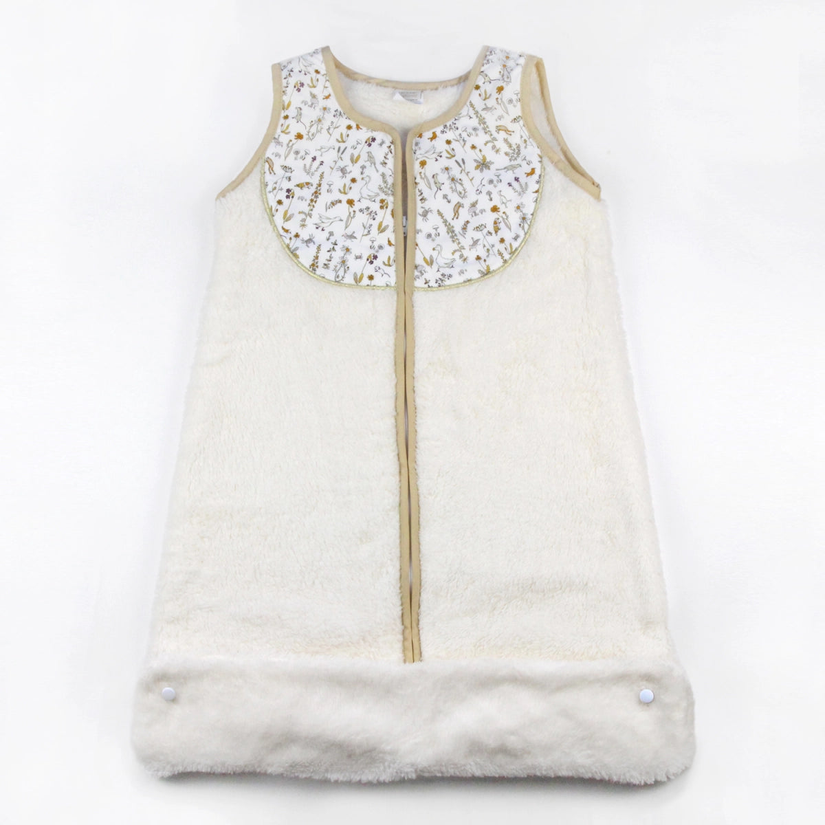 Gigoteuse Liberty et polaire Camille - Vanille Coton