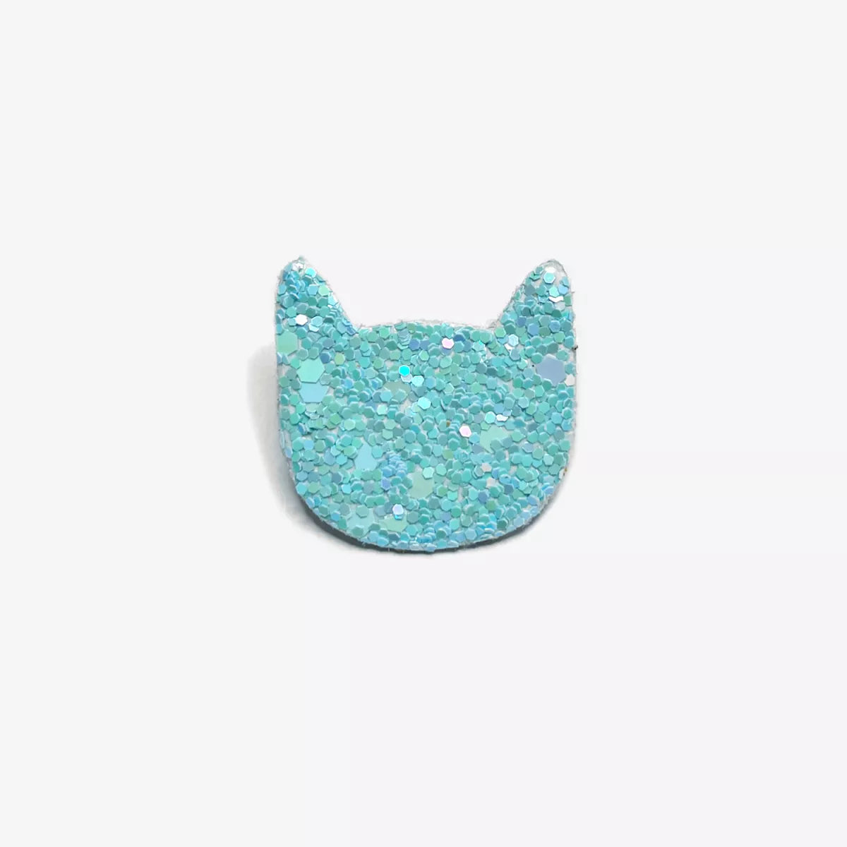 Pin's chat bleu paillette - Vanille Coton