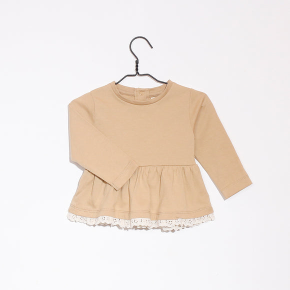 Blouse en jersey BEA Gold - Vanille Coton