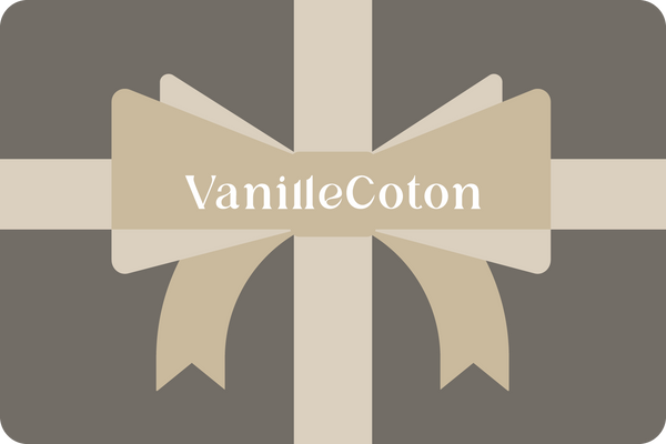 Carte-cadeau "Bain enveloppé" - Vanille Coton