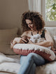 Coussin d’allaitement gonflable Liberty terracotta - Vanille Coton