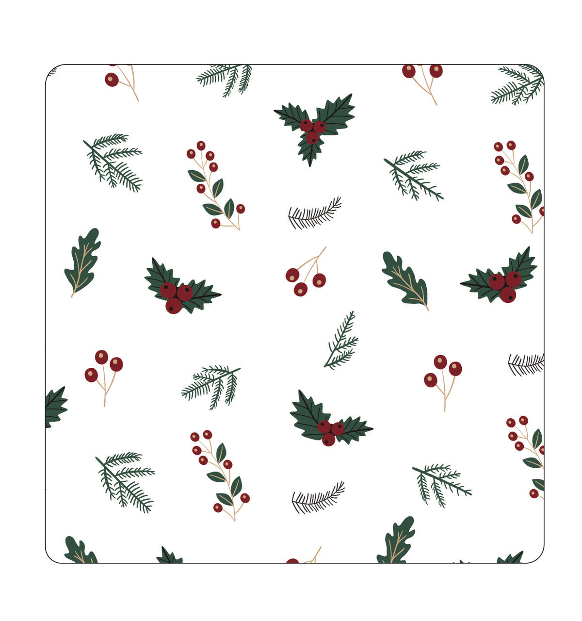 Couverture bébé Noël - Vanille Coton